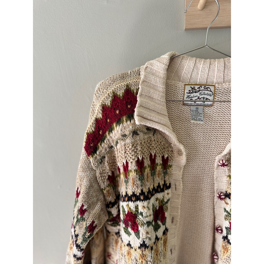 vntg apple orchard Heirloom collectibles sweater - Picture 2 of 6